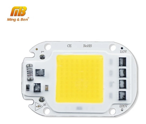 Led Blanco Cálido 50w Para Cultivos De Interior.