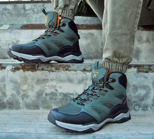 Imagen 5 de 8 de Borcego Trekking Hombre Jaguar Botas Zapatilla 3054 Outdoor