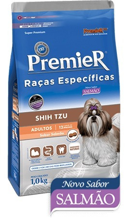 Ração Para Cães Shih Tzu Adultos Sabor Salmão 2,5kg