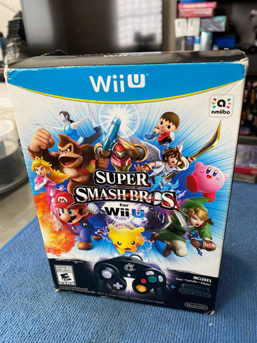 Super Smash Bros For Wii U!!! Solo Caja Del Control Bundle!!
