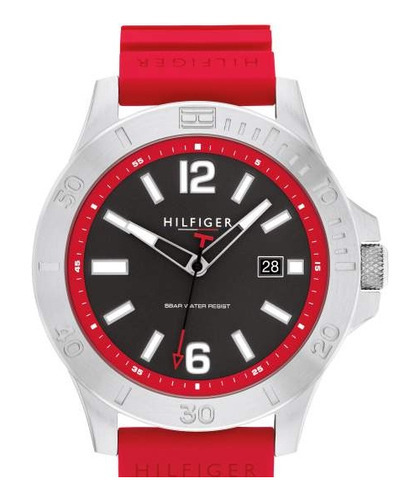 Reloj Para Hombre Tommy Hilfiger Ryan Le 1710540 Rojo