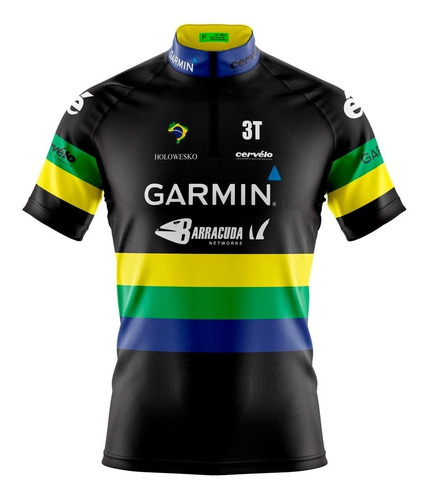 Camisa Befast Garmin Brasil Preta Ciclismo A Mais Barata Ml