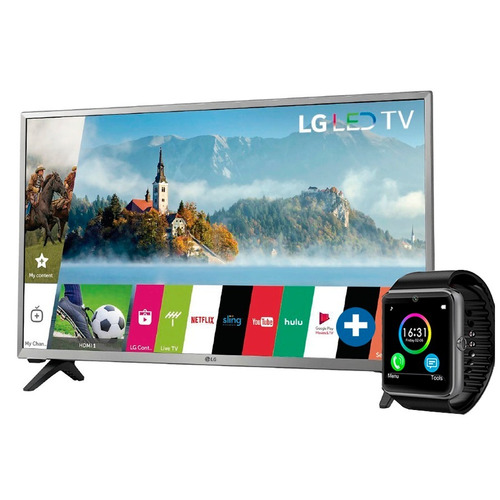 Televisor Tv LG Smart 32 2018 + Smartwatch Black Dog.