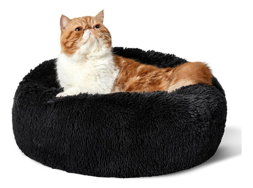 Cama Para Perro Gato Mascota Antiestres Forma De Dona 60 Cm