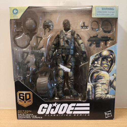 Action Pilot Halo Jumper Gi Joe Classified Hasbro