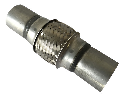 Tubo De 2  X 8  Escape Acero Inoxidable Doble Trenza Resiste