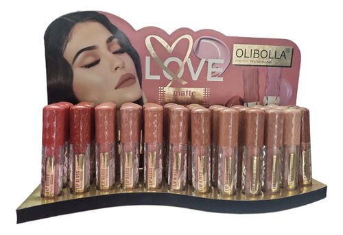Set De 12 Labiales Liquido Mate Tonos Nude Tierra Tostado