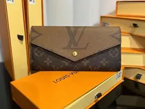  Louis Vuitton Tarjetero pre-amado para mujer, monog inverso,  Marrón : Ropa, Zapatos y Joyería