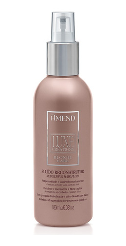 Fluido Reconstrutor Amend Luxe Creations Blonde Care 180ml