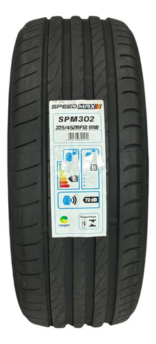 Kit 04 Pneus 225/45r18 91w Speedmax Runflat Spm302 320i