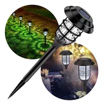Comprar Pack X6 Estacas Solar Lamparas Led Farol Jardín Exterior