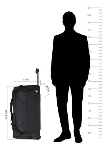 Bolso Con Ruedas Kross L 131 Lts F La Maleta De Chile