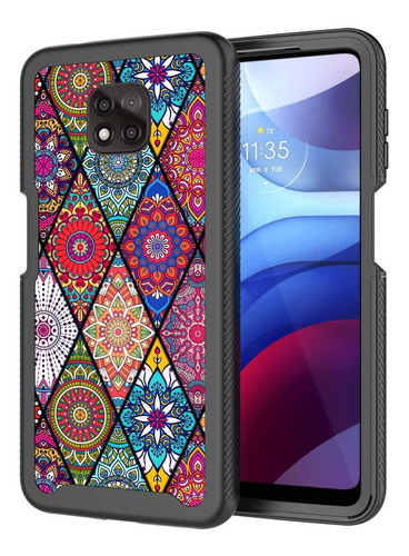 Funda Para Telefono Moto G Power 2021 - Mandalas Coloridos