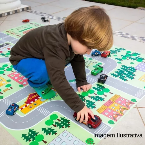 Brinquedo Pista de Carrinho de Corrida Infantil Baby com 2