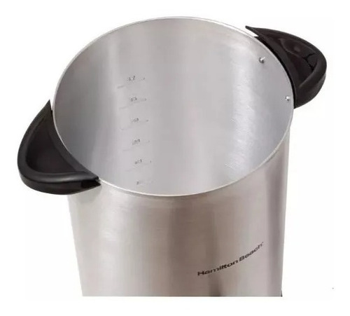 Cafetera Acero Inoxidable Doble Llave De Urna 45 Tazas