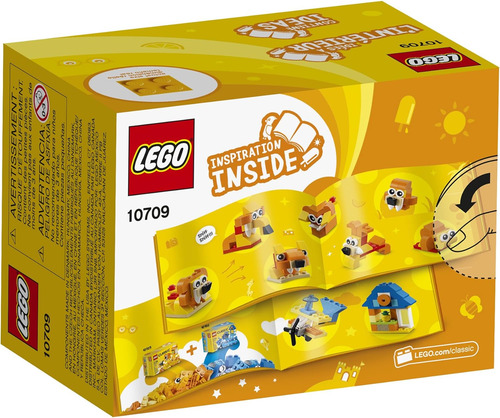Lego Classic Orange Creativity Box 10709 Building Kit