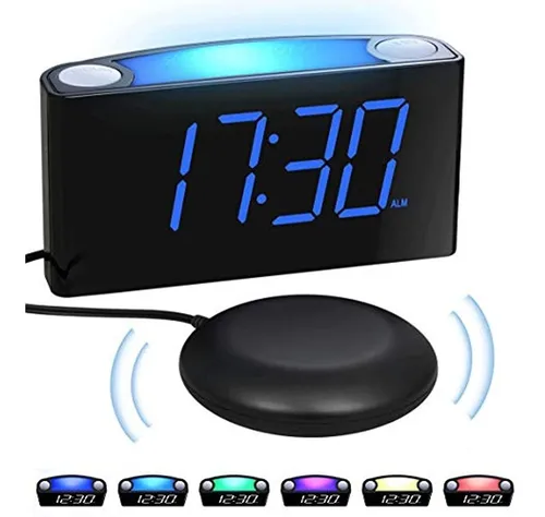 Reloj Despertador Con Vibracion Extra Fuerte Con Agitador D