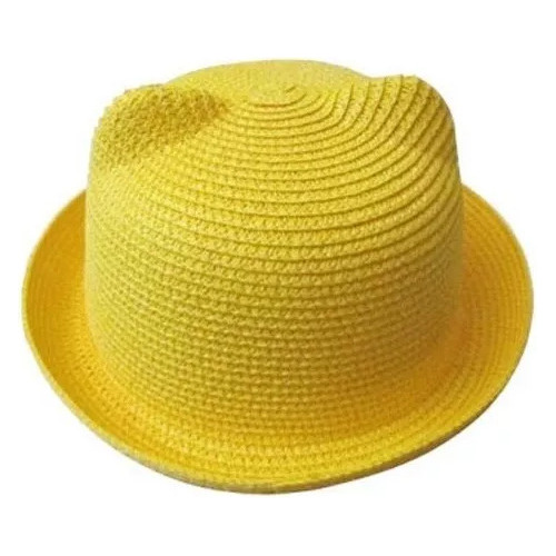 Lindo Sombrero De Paja Para Nios Y Nias Con Orejas De  [u]