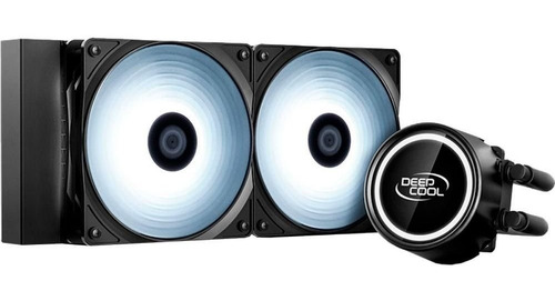 Imagem 1 de 8 de Water Cooler Gammaxx L240t Deepcool White 240mm - Lacrado