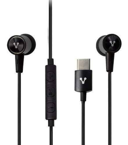 Auriculares Vorago Ep-305 Alambrico Usb-c Microfono Negr /vc