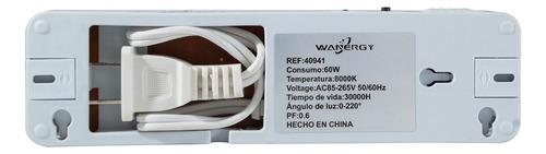 Lámpara De Emergencia Led Con Batería Recargable 60w 127v