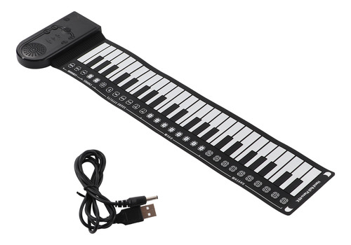 Teclados Electrónicos Hand Roll Piano Portátil De 49 Teclas