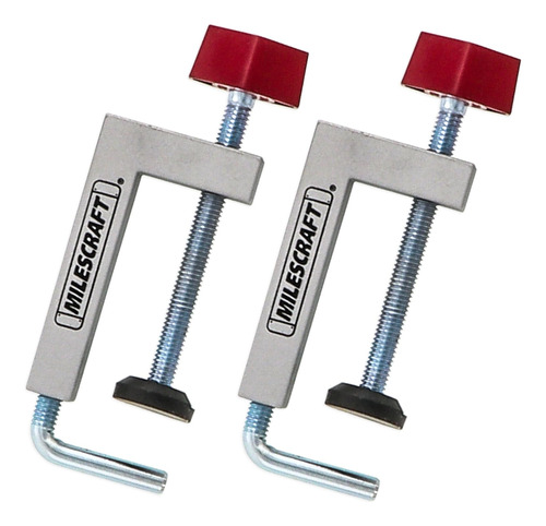 Milescraft 4009 Fenceclamps- Universal  Plata Abrazadera Par