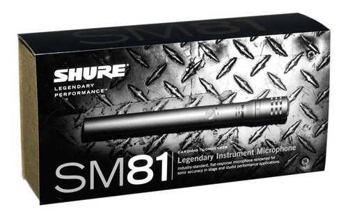 Shure Sm81 Microfono Condensador - Facturas A/b
