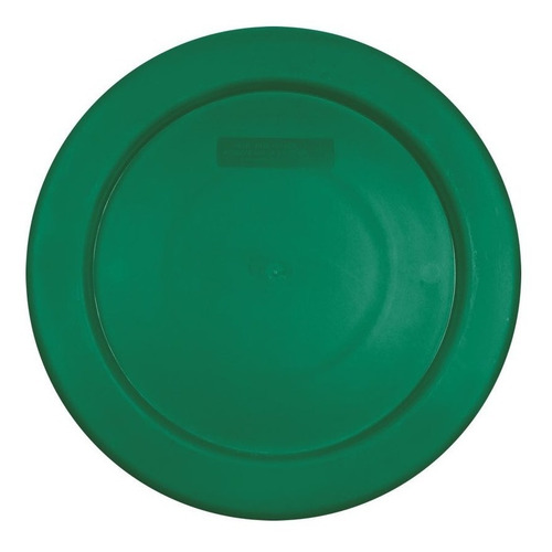 Bote De Basura 45l Tapa Balancín Curvo Color Verde