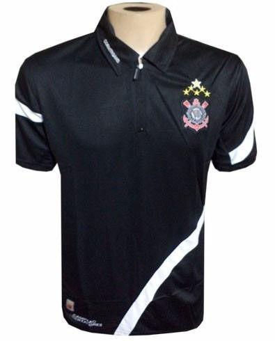 Camisa Polo Corinthians Branca Passeio Frete Grátis