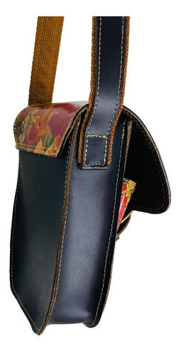 Imagen 2 de 7 de Morral Pequeño Cuero De Vacuno