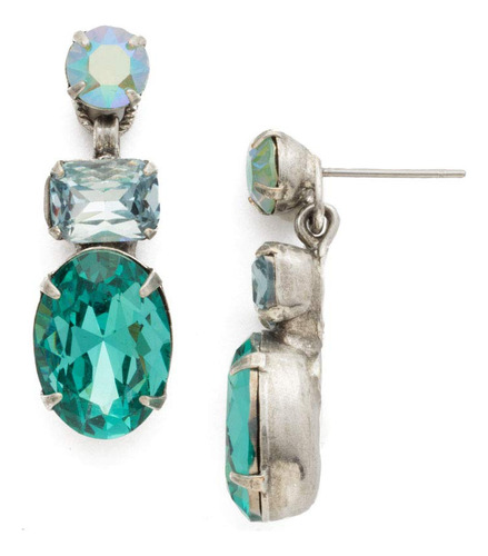 Sorrelli Pendientes Forget-me-not, Cristal, Cristal