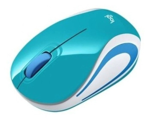 Mouse Logitech Mini M187 Azul-rosado-celeste-rojo