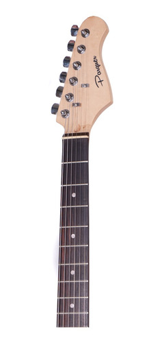 Imagen 2 de 9 de Guitarra Electrica Parquer Stratocaster Negra Con Funda