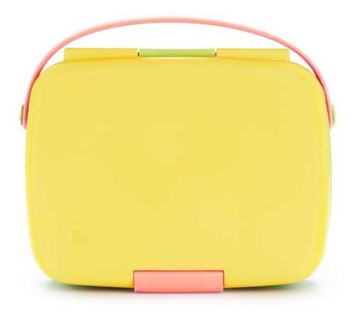 Lancheira Bento Box Munchkin ® Amarelo / Verde / Rosa