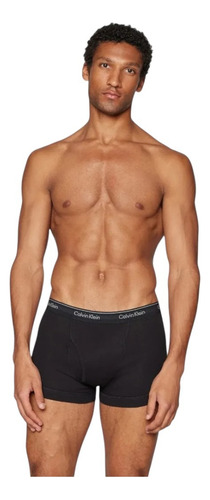 Boxer Calvin Klein Cotton 3pk Trunk Hombre - Original