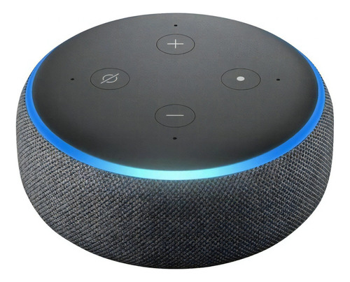 Smart Speaker Amazon Alexa Echo Dot 3 Comandos Casa Smart Cor Charcoal