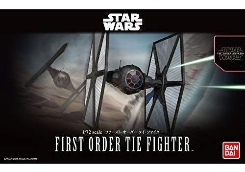 Imagen 3 de 4 de Modelo A Escala Bandai Star Wars, First Order Tie Fighter