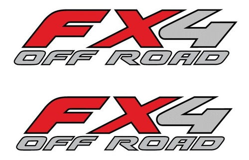 Sticker Fx4 Off Road Para Batea Compatible Con Pick Up F150