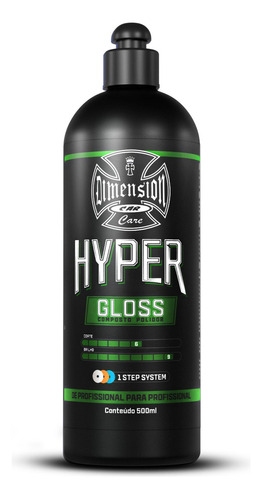 Composto Polidor De Refino Hyper Gloss 500ml Dimension