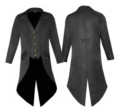 Traje Estilo Frac Retro Para Hombre, Estilo Gótico, Steampun