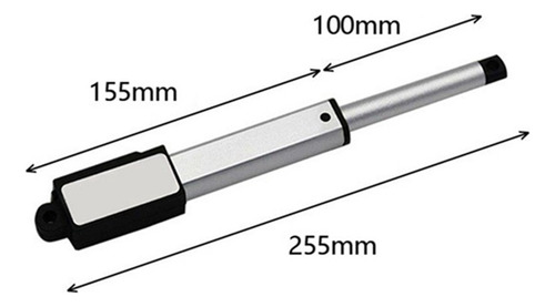 Actuador Lineal Ip54 Impermeable 3x 12 V 100 Mm Stroke-fs