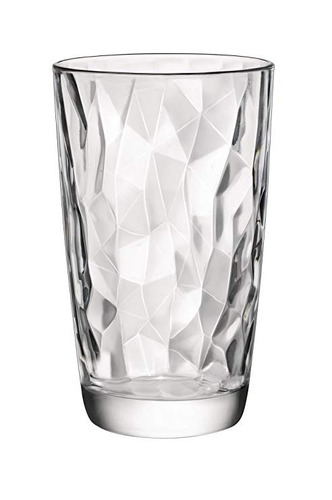 Bormioli Rocco Diamante 16 Oz Enfriador De Glas, Juego De 4