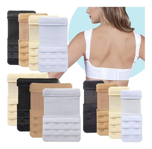 Pack X3 Extensores Para Sostén De Mujer (3 Broches) De Ideal