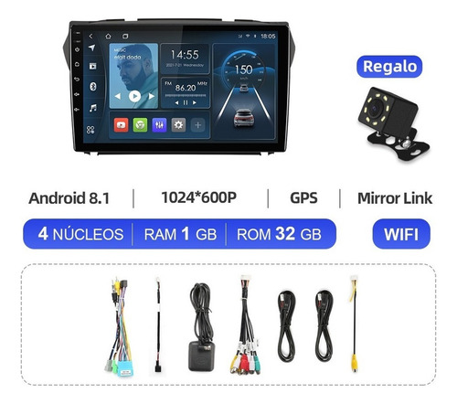 Estéreo 1+32g For Suzuki Alto 2009-2016 Cámara Gps Wifi Fm