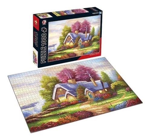 Imagen 1 de 3 de Rompecabezas 1000 Piezas Puzzle Home Casa De Campo Hogar Ed