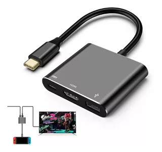 Switch Hdmi Adapter Hub Dock, 4k Usb C Hdmi Hub Cable P...