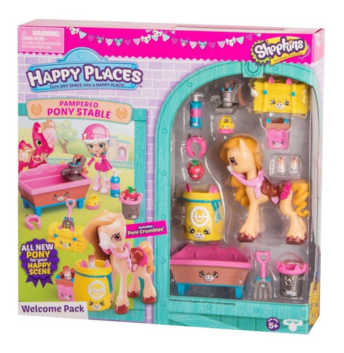 Happy Places Shopkins Pampered Pony Welcome Pack /cdjuguetes