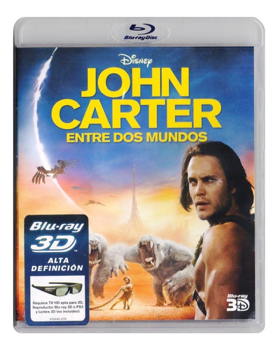 John Carter Entre 2 Dos Mundos Blu-ray 3d