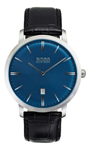 Reloj Hugo Boss Tradition Para Hombre Modelo 1513461 Color de la correa Negro